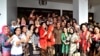 Presiden Joko Widodo mengajak perempuan Indonesia menjadi “ibu bangsa” dalam pertemuan seribu organisasi perempuan di Yogyakarta, Jumat, 15 September 2018. (Foto courtesy : Setpres RI)