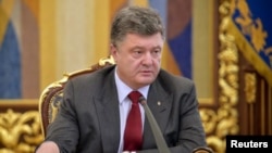 FILE - Ukrainian President Petro Poroshenko