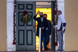 President-elect Joe Biden leaves St. Joseph on the Brandywine Roman Catholic Church, Dec. 26, 2020, in Greenville, Del.