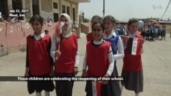 With IS Gone, Mosul Schools Reopen in Process That Could Take Months