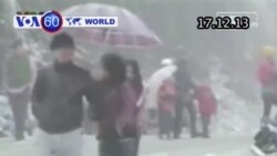 Tuyết rơi ở Sapa lần đầu tiên sau nhiều thập kỷ (VOA60)