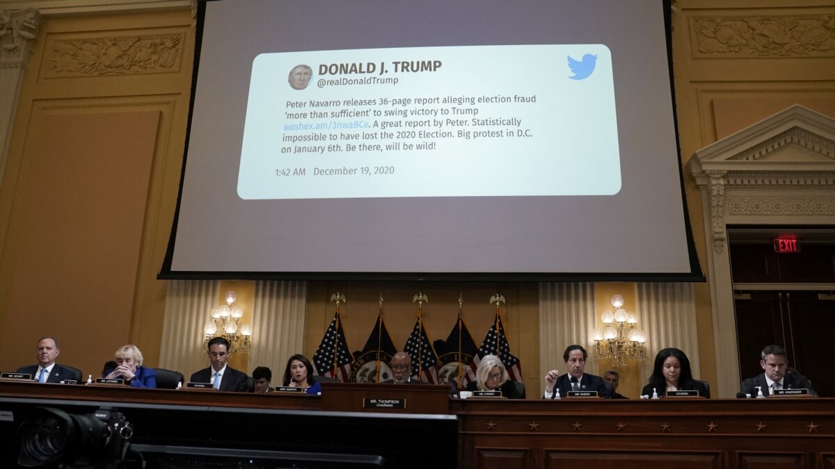 Panel Penyelidik Serangan Gedung Capitol Tuduh Trump Hasut Kerusuhan 6 ...