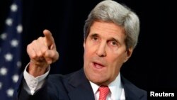 FILE - U.S. Secretary of State John Kerry.