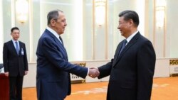 在雙邊關係愈加緊密之際，俄羅斯外長拉夫羅夫2024年4月9日訪問北京並會見中國國家主席習近平。（俄羅斯外交部照片）