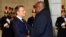 Président Félix Tshisekedi ayambami na mokokani wa ye ya ekolo France Emmanuel Macron na ndako ya bokonzi Elysée, Paris, 11 novembre 2019. (Facebook/Présidecene RDC)
