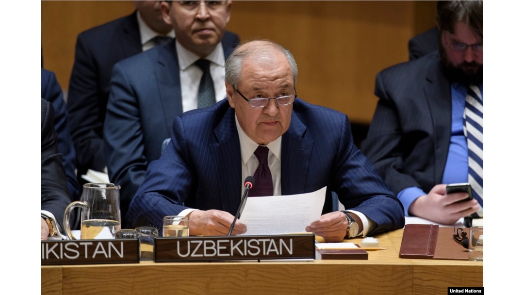 O'zbekiston Tashqi ishlar vaziri Abdulaziz Komilov, BMT Xavfsizlik Kengashi, 19-yanvar, 2018