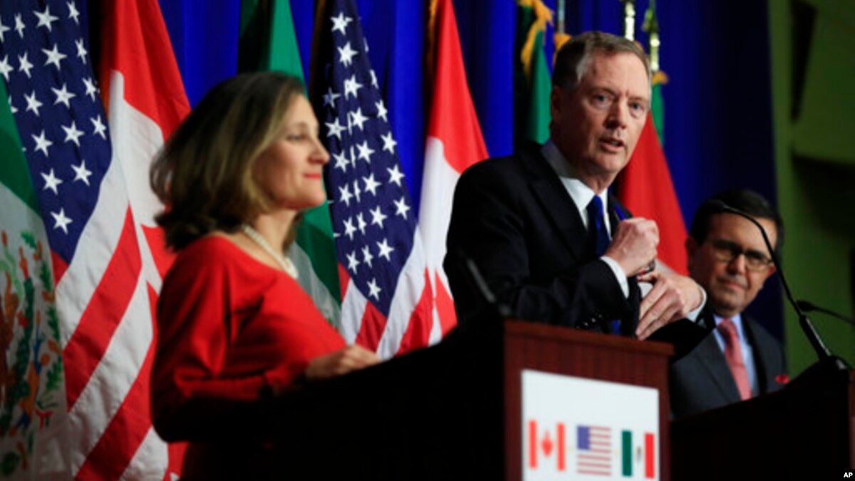 AS, Kanada Sepakati Perjanjian NAFTA