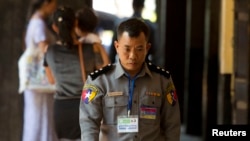 Police second lieutenant Moe Yan Naing 