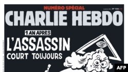 Tabloid Charlie Hebdo menandai setahun tragedi penembakan brutal di kantornya dengan merilis edisi khusus ini (Foto: dok).