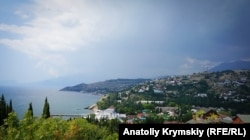 UKRAINE - Malorechenskoe village, South Coast of Crimea in summer, July 14, 2018.