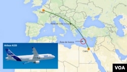صبح روز پنجشنبه طیاره شرکت هواپیمایی مصر که از پاریس به سمت قاهره در حرکت بود، ناگهان از صفحه رادار ناپدید شد