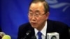 FILE - U.N. Secretary-General Ban Ki-moon speaks during a news conference at the UNMISS (United Nations Mission in South Sudan) base in Juba May 6, 2014.