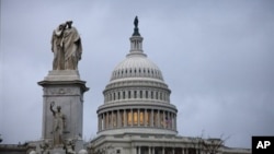 The Capital building in Washington.