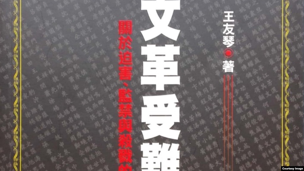 中国禁书《文革受难者——关于迫害、监禁与杀戮的寻访实录》封面（王友琴授权发布图片）(photo:VOA)
