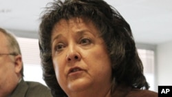 FILE - The New Mexico attorney general says charges against Secretary of State Dianna Duran included embezzlement, fraud and money laundering.
