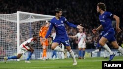 Match de Premier League Chelsea/Crystal Palace à Stamford Bridge, Londres, Grande-Bretagne, 4 novembre 2018.