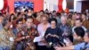 Presiden Joko Widodo didampingi Menteri Keuangan Sri Mulyani untuk menjelaskan soal polemik tax amnesty di BSD Tangerang Banten, 30 Agustus 2016 (Foto: VOA/Andylala)