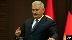 PM Turki Binali Yildirim melakukan kunjungan ke Jerman dan bertemu Kanselir Merkel di Berlin (foto: dok). 