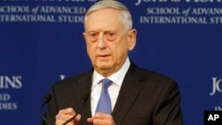 Menteri Pertahanan Amerika Jim Mattis (foto: dok). 