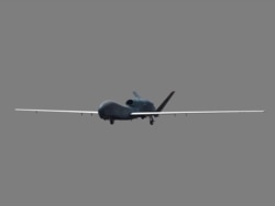 US Air Force RQ-4 Global Hawk unmanned aircraft.