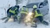 برف و کولاک در اوکراین؛ ۱۳ نفر در اودسا مجروح شدند 