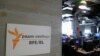 FILE - A view shows the newsroom of Radio Free Europe/Radio Liberty (RFE/RL) broadcaster in Moscow, Russia, Apr. 6, 2021. 