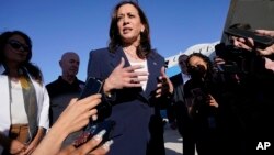 Phó Tổng thống Mỹ Kamala Harris trong chuyến thăm Texas hồi tháng 6/2021.