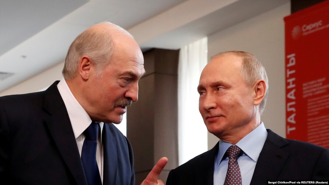 Александр Лукашенко и Владимир Путин в Сочи. Архивное фото. 