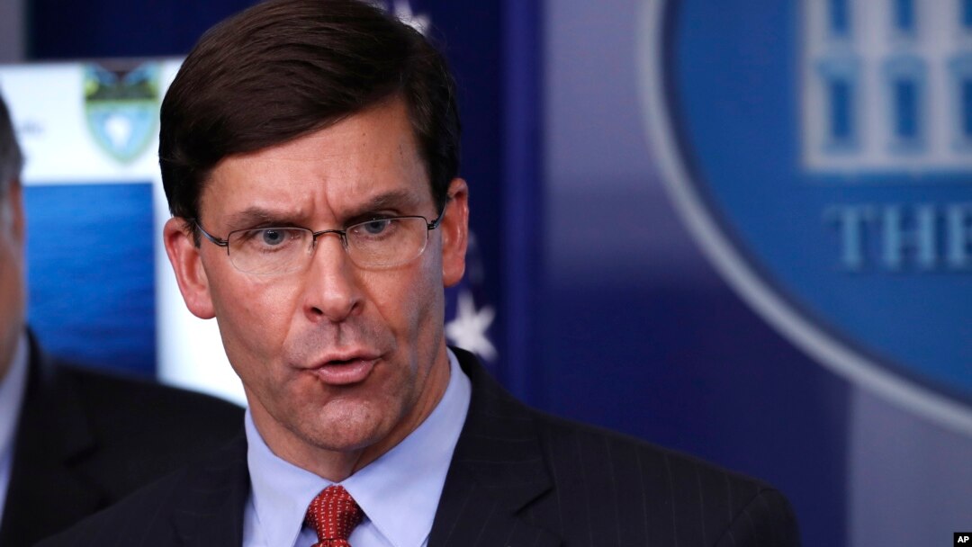 Menteri Pertahanan AS, Mark Esper 