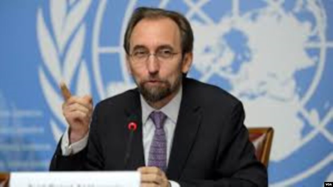 Umutegetsi mukuru ajejwe agateka ka muntu mw'ishirahamwe, O-N-U, Zeid Ra'ad Al Hussein