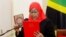 Tanzania's new President Samia Suluhu Hassan takes oath of office following the death of her predecessor John Pombe Magufuli in Dar es Salaam, Aug. 11, 2021.