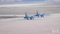 美国空军在亚太地区部署B-1B型远程轰炸机 （原始视频来自美国国防部）