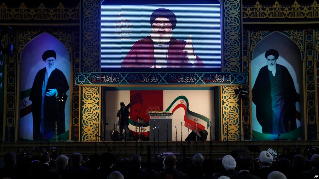 Pemimpin Hezbollah Hassan Nasrallah di kawasan selatan Beirut, Lebanon, 6 Februari 2019. (Foto: dok).