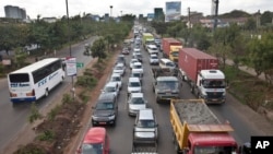 Msongamano wa magari, Nairobi.