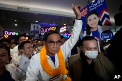 Thailand Prime Minister Prayuth Chan-ocha leaves after a general election campaign in Nonthaburi province, Thailand, Saturday, March 25, 2023.