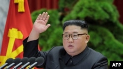 Le leader nord-coréen Kim Jong Un, le 31 décembre 2019.