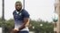 Tendai Mtawarira lors d'une séance d'entrainement des Springboks au Japon le 28 septembre 2019.