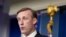 White House national security adviser Jake Sullivan speaks during the daily briefing at the White House in Washington, Aug. 23, 2021.