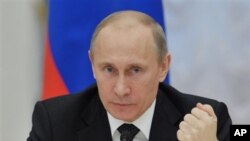 Presiden Rusia Vladimir Putin mengatakan RUU Magnitsky akan merugikan hubungan AS-Rusia (Foto: dok).