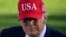 US President Donald Trump speaks to reporters after arriving aboard the Marine One helicopter on his South Lawn helipad at the White House in Washington, D.C., US, October 6, 2026.