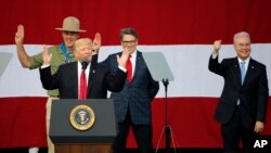 El presidente Donald Trump se dirigió a la convención nacional de Boy Scouts, un evento que se realiza cada cuatro años. Este año tuvo lugar en West Virginia. Julio 24 de 2017.