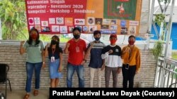 Para peserta lokakarya Festival Lewu Dayak. (Foto: Panitia Festival Lewu Dayak)