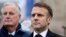 ARCHIVO – El presidente francés Emmanuel Macron y el primer ministro Michel Barnier asisten al acto por el 106to aniversario del Armisticio del 11 de noviembre de 1918, que dio fin a la 1era Guerra Mundial, en el Arco del Triunfo en París, el lunes 11 de noviembre de 2024.