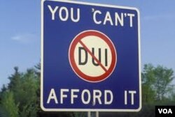 DUI sign