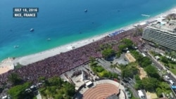 Moment of Silence for Nice Attack Victims