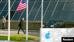 FILE - Apple Operations International, a subsidiary of Apple Inc., in Hollyhill, Cork, in the south of Ireland. Apple is to hire an additional 1,000 staff in Ireland, the government said on Wednesday, as the iPhone maker bids to boost its presence in the country.