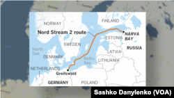 러시아에서 독일을 연결하는 '노드 스트림-2' 가스관.