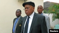 Etienne Tshisekedi, l'opposant historique à Kabila, à Kinshasa le 13 octobre 2012. 