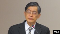 台湾环保署长魏国彦（美国之音张永泰拍摄）