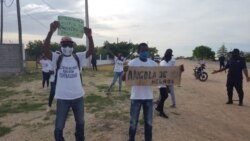 Manifestação em Ondjiva, província do Cunene, 21 novembro 2020